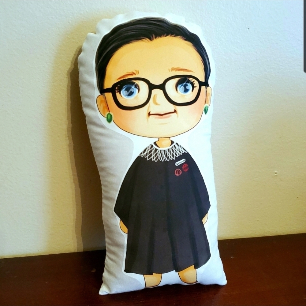 RBG Supreme Court Justice Pillow Pal. New.